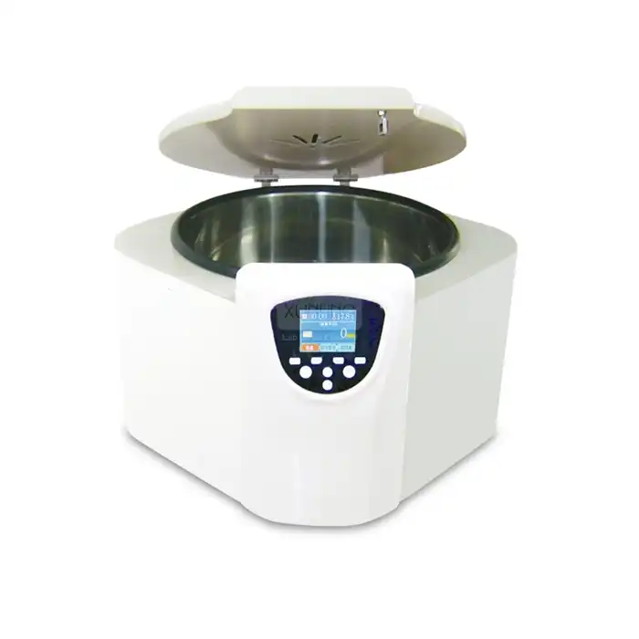 What are the advantages of using a blood centrifuge machine?